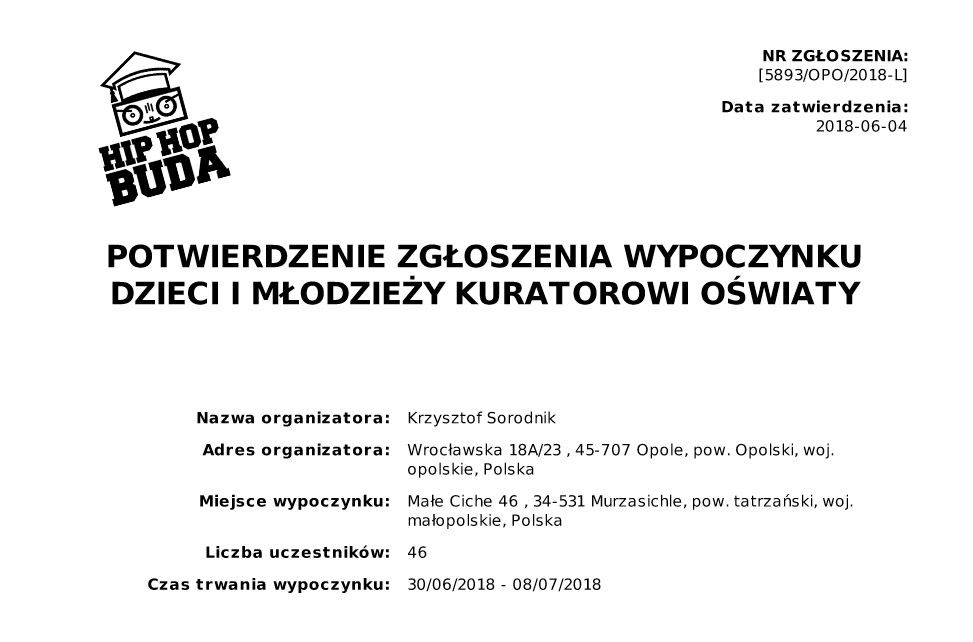 Hip Hop Buda Opole, zajęcia taneczne dla dzieci, młodzieży i dorosłych, szkoła tańca w Opolu, dancehall, breakdance, twerk, obozy taneczne, taniec, Akademia Kultury Hip Hop, Szkoła Dj, zajęcia djskie